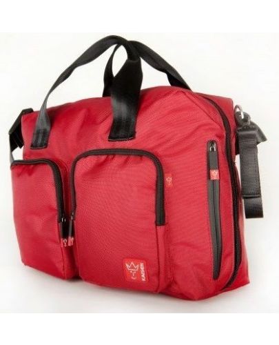 Чанта с отделение за лаптоп Kaiser Worker - Червена - 1