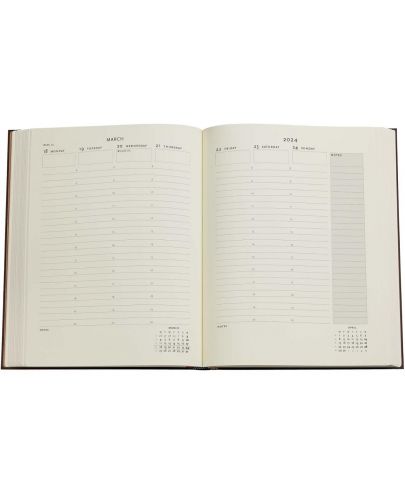  Календар-бележник Paperblanks Granada Turquoise - Ultra, 18 x 23 cm, 80 листа, 2024 - 4