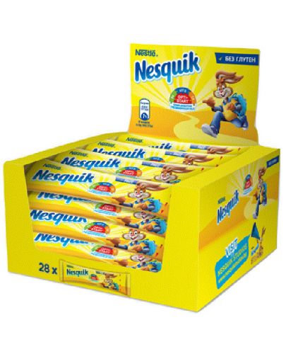 Какаова напитка Nestle - Nesquik, 28 броя х  13.5 g - 1