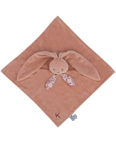 Кърпичка за гушкане Kaloo - Зайче, Terracotta, 30 сm - 2