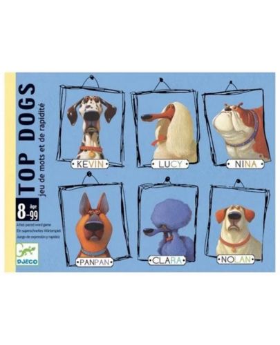 Карти за игра Djeco Top Dogs - Сладки кученца - 1