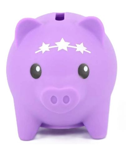 Касичка прасенце Boti Pocket Money Piggies - Лилава, с аксесоари - 2