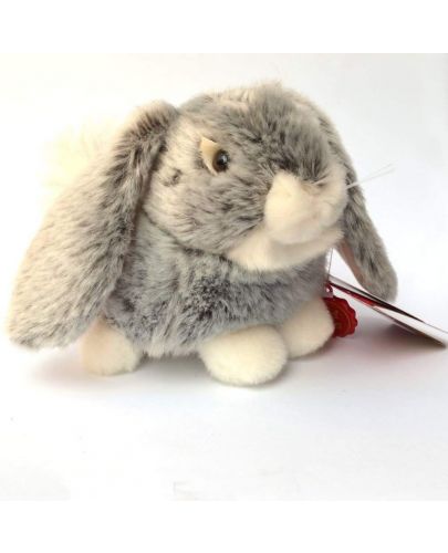 Плюшена играчка Keel Toys - Зайче, сиво, 18 cm - 1