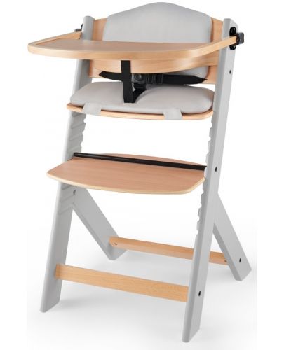 KinderKraft столче за хранене + възглавница ENOCK сиво - 1
