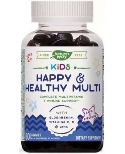 Kids Happy and Healthy Multi, 60 желирани таблетки, Nature's Way - 1