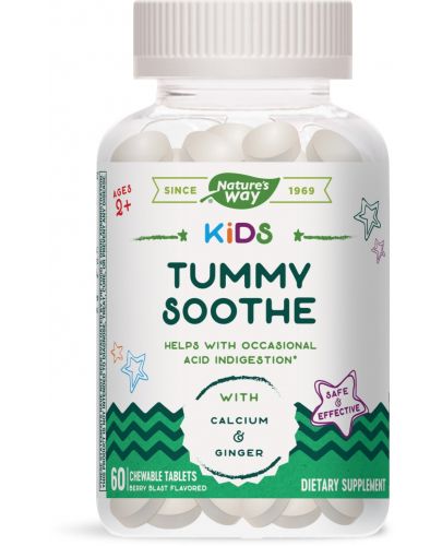 Kids Tummy Soothe, 60 таблетки, Nature's Way - 1