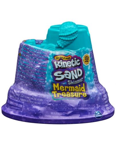 Кинетичен пясък в контейнер Spin Master Kinetic Sand - Русалка - 1
