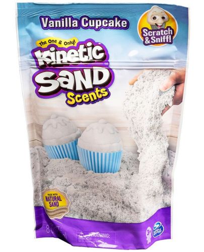 Кинетичен пясък Spin Master - Kinetic Sand, с аромат на ваинилия, 227 g - 1