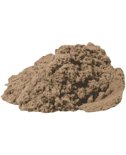 Кинетичен пясък Bigjigs - Кафяв, 500 грама  - 1