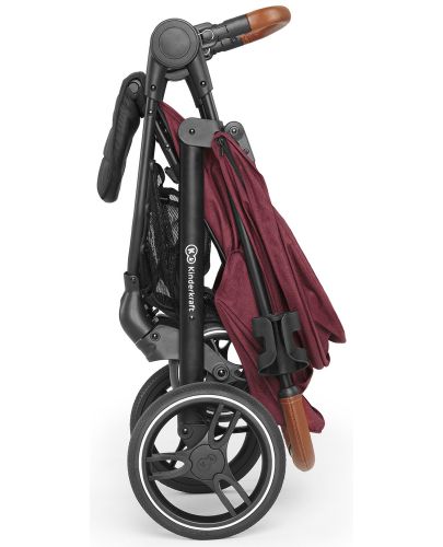 Бебешка количка KinderKraft Grande 2020 - С червен сенник - 8