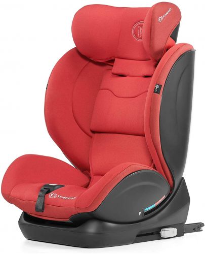Столче за кола KinderKraft My Way - Червено, с IsoFix, 0-36 kg - 3