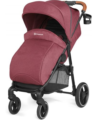 Бебешка количка KinderKraft Grande 2020 - С червен сенник - 6