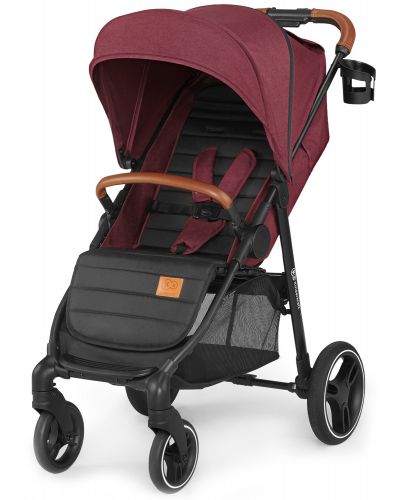 Бебешка количка KinderKraft Grande 2020 - С червен сенник - 1