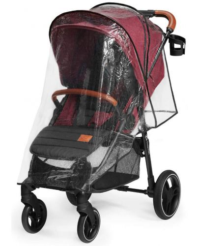 Бебешка количка KinderKraft Grande 2020 - С червен сенник - 7
