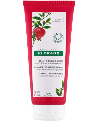 Klorane Pomegranate Балсам за боядисана коса, 200 ml - 1