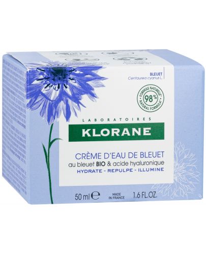 Klorane Cornflower Аква крем за хидратация и тонус, 50 ml - 3