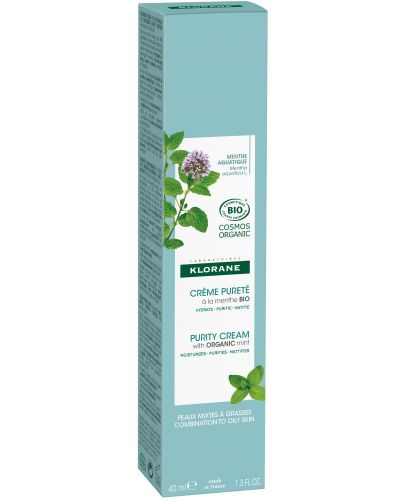 Klorane Mint Почистващ крем за лице, 40 ml - 5