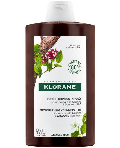 Klorane Quinine Шампоан против косопад, 400 ml - 1