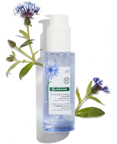 Klorane Cornflower Тонизиращ серум за лице Събуди се, 50 ml - 4