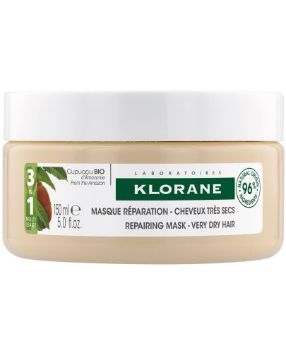 Klorane Cupuacu Възстановяващa маска 3 в 1, 150 ml - 1