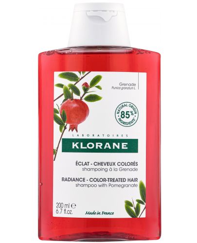 Klorane Pomegranate Шампоан за боядисана коса, 200 ml - 1