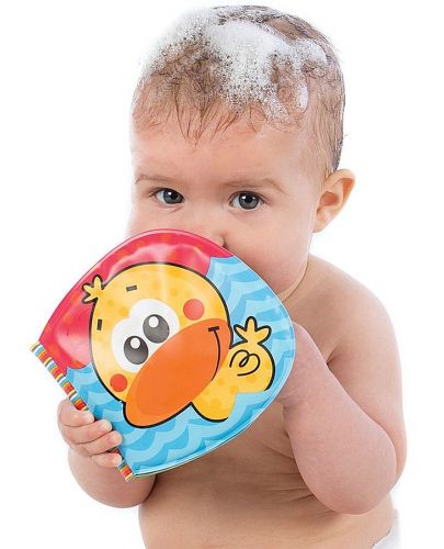 Бебешка играчка за баня Playgro - Книжка, градина - 2