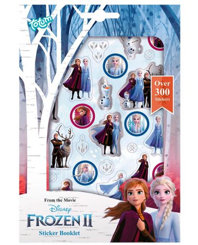 Книжка със стикери Totum - Frozen, 300 броя - 1