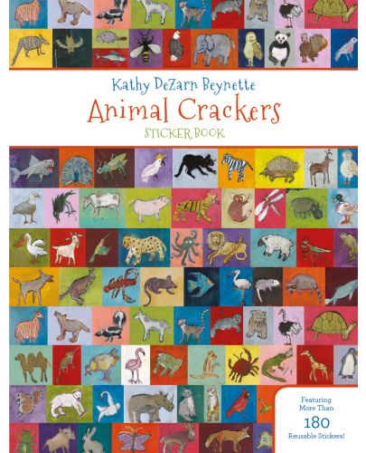 Книжка със стикери Kathy DeZarn Beynette - Животни - 1