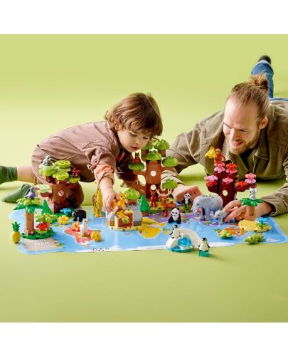 Конструктор Lego Duplo - Диви животни от целия свят (10975) - 4