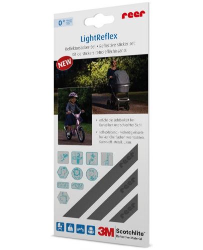 Комплект светлоотразителни стикера Reer - Light Reflex, 18 броя - 10