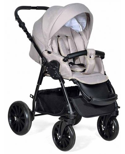 Комбинирана детска количка 2в1 Baby Giggle - Torino, бежова - 3