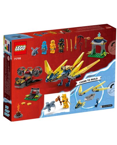 Конструктор LEGO Ninjago - Битката с дракони на Ния и Арин (71798) - 8