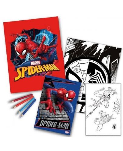 Комплект за оцветяване Kids Licensing - Spider-Man - 2