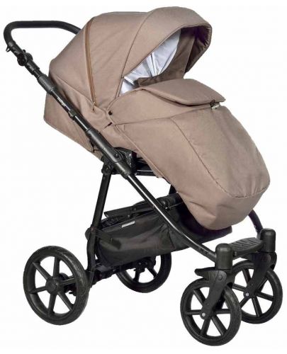 Комбинирана детска количка 2в1 Baby Giggle - Broco, кафява - 2
