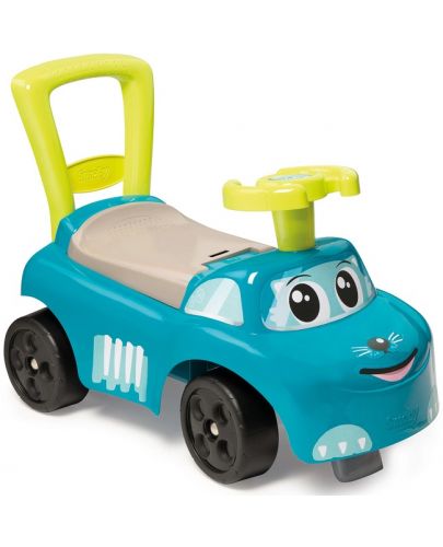 Кола за возене Smoby - Ride-on, синя - 1