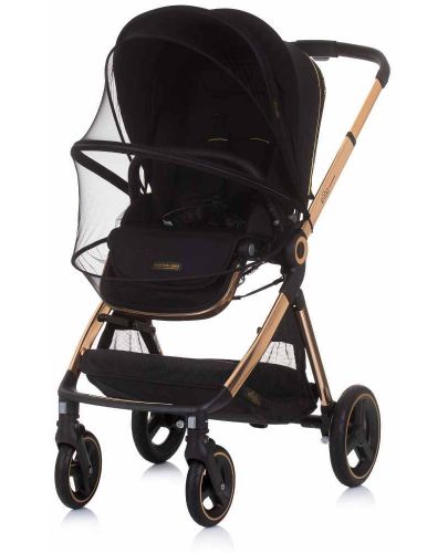 Комбинирана бебешка количка Chipolino - Елит, Абанос - 7