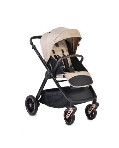 Комбинирана детска количка Cangaroo - Macan 2в1, бежова - 2