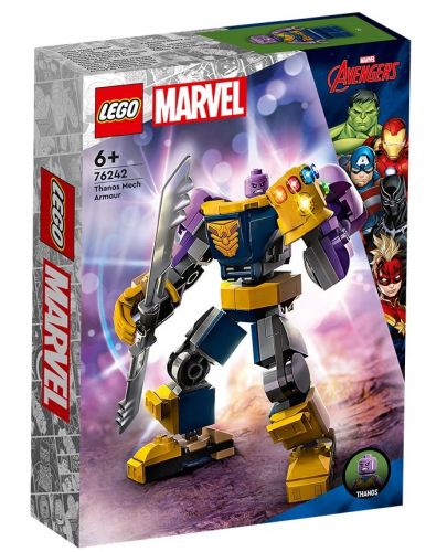 Конструктор LEGO Marvel Super Heroes - Роботската броня на Танос (76242) - 1