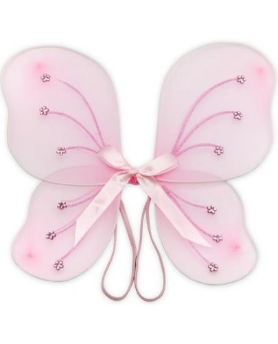 Комплект Micki - розова пола и криле със звездички - 2