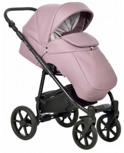 Комбинирана детска количка 3в1 Baby Giggle - Broco Eco, розова - 2