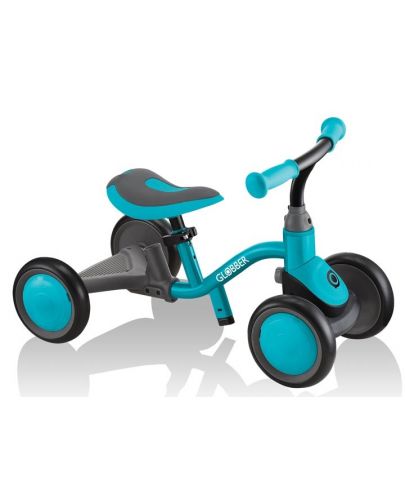 Колело за баланс Globber - Learning bike 3 в 1 Deluxe, синьо/зелено - 4