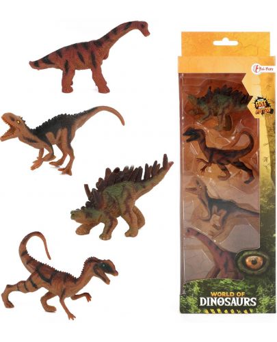 Комплект фигури Toi Toys World of Dinosaurs - Динозаври, 12 cm, асортимент - 1