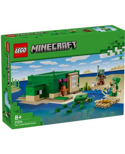 Конструктор LEGO Minecraft - Къщата на костенурката на плажа (21254) - 1