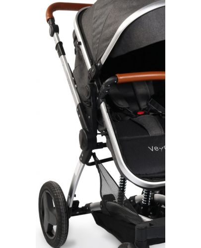 Комбинирана детска количка Moni - Veyron, тъмносива - 4
