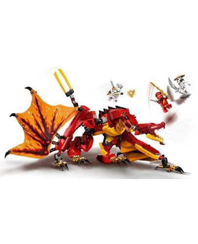 Конструктор Lego Ninjago - Нападение на огнен дракон (71753) - 3