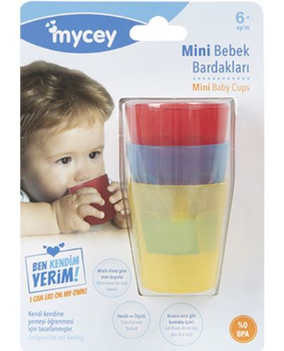 Комплект мини чашки Mycey - 3 броя - 2