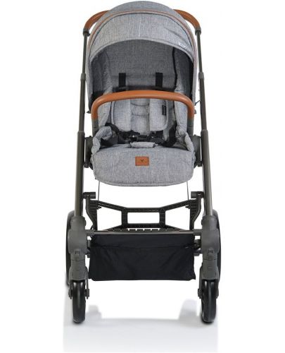 Комбинирана детска количка Cangaroo - Icon 2 в 1, сива - 7