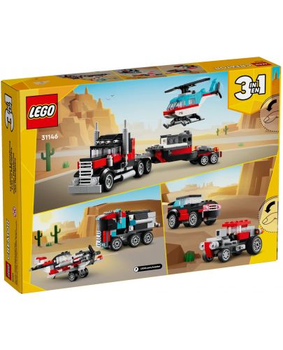 Конструктор LEGO Creator 3 в 1 - Камион с хеликоптер (31146) - 10