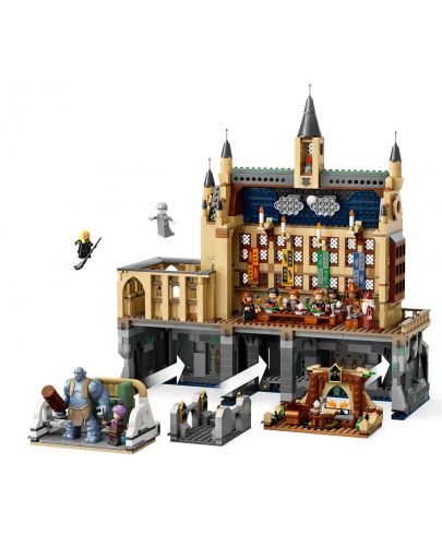 Конструктор LEGO Harry Potter - Голямата зала в замъка Хогуортс (76435) - 5