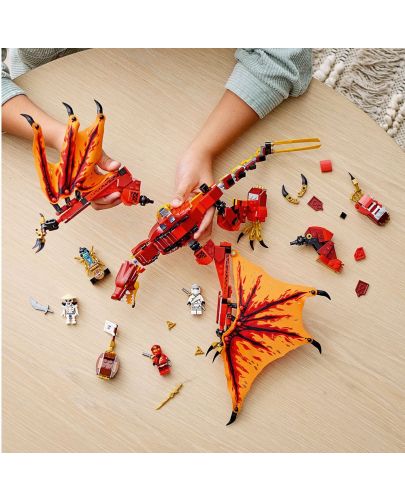 Конструктор Lego Ninjago - Нападение на огнен дракон (71753) - 6